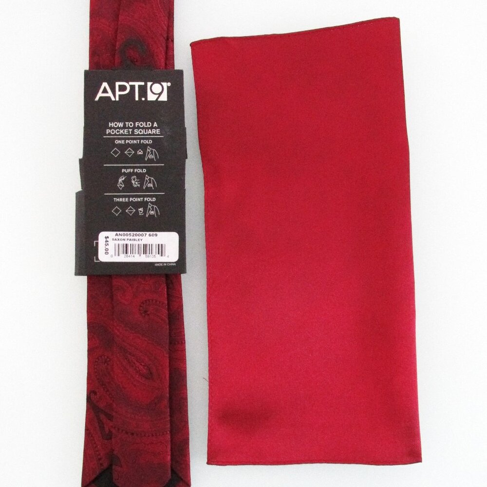 Apt. 9 (NWT) Men's Tie & Pocket Square Set - Picture 4 of 5
